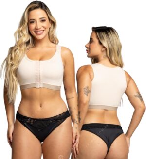 Kit 2 Sutiãs de Alça Pós-Cirúrg...