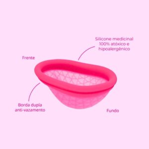Disco Menstrual Coletor Feminino em...