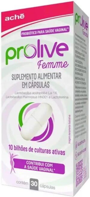 Probiótico Prolive Femme 30 cápsu...