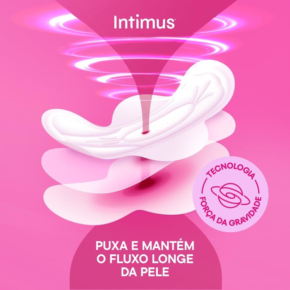 Absorvente Intimus Toda Protegida Dia Suave Com abas - 42 un - Imagem 3