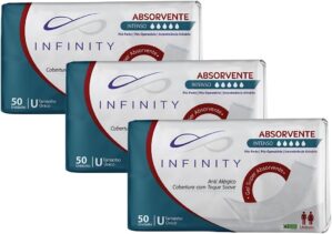 Kit com 3 Pacotes Absorvente Geriá...