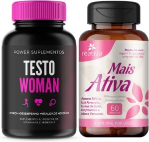 Kit Suplemento para Mulheres Testo ...