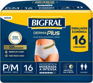 Roupa Íntima Bigfral Derma Plus P/...