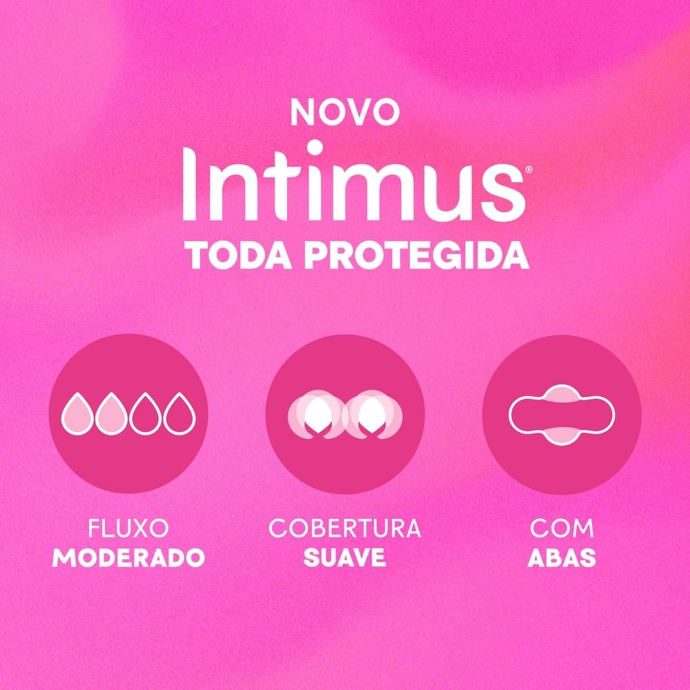 Absorvente Intimus Toda Protegida Dia Suave Com abas - 42 un - Imagem 5