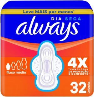 Always Seca, Absorvente com Abas, T...