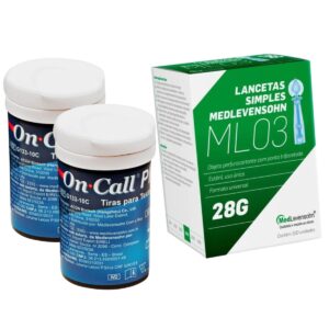 kit com 100 tiras de plantão mais ...