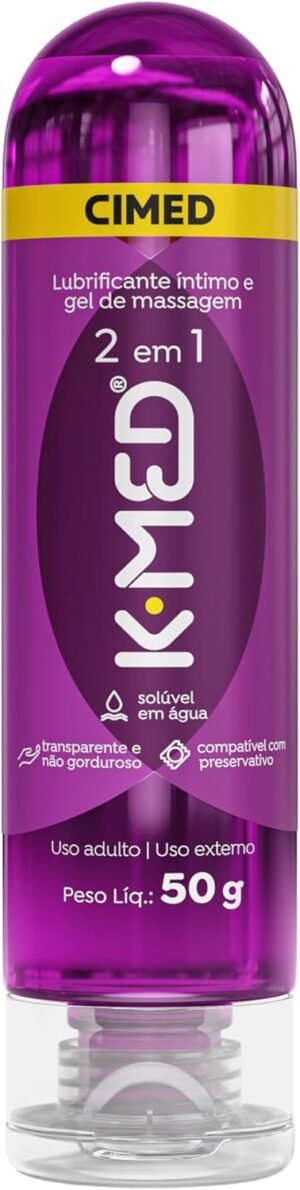 Gel Lubrificante K-Med 2 em 1 50g