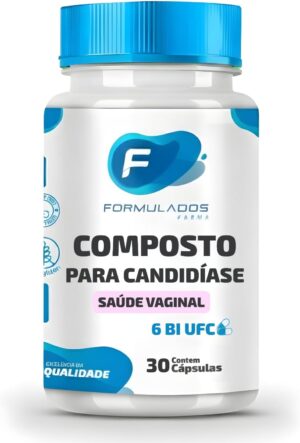 Composto Para Candidíase 30 Cápsu...