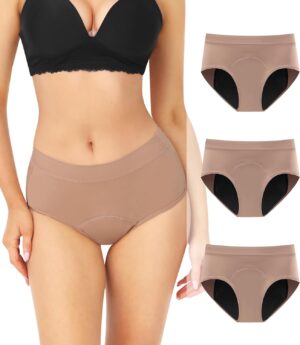 Calcinha feminina de fluxo pesado, ...