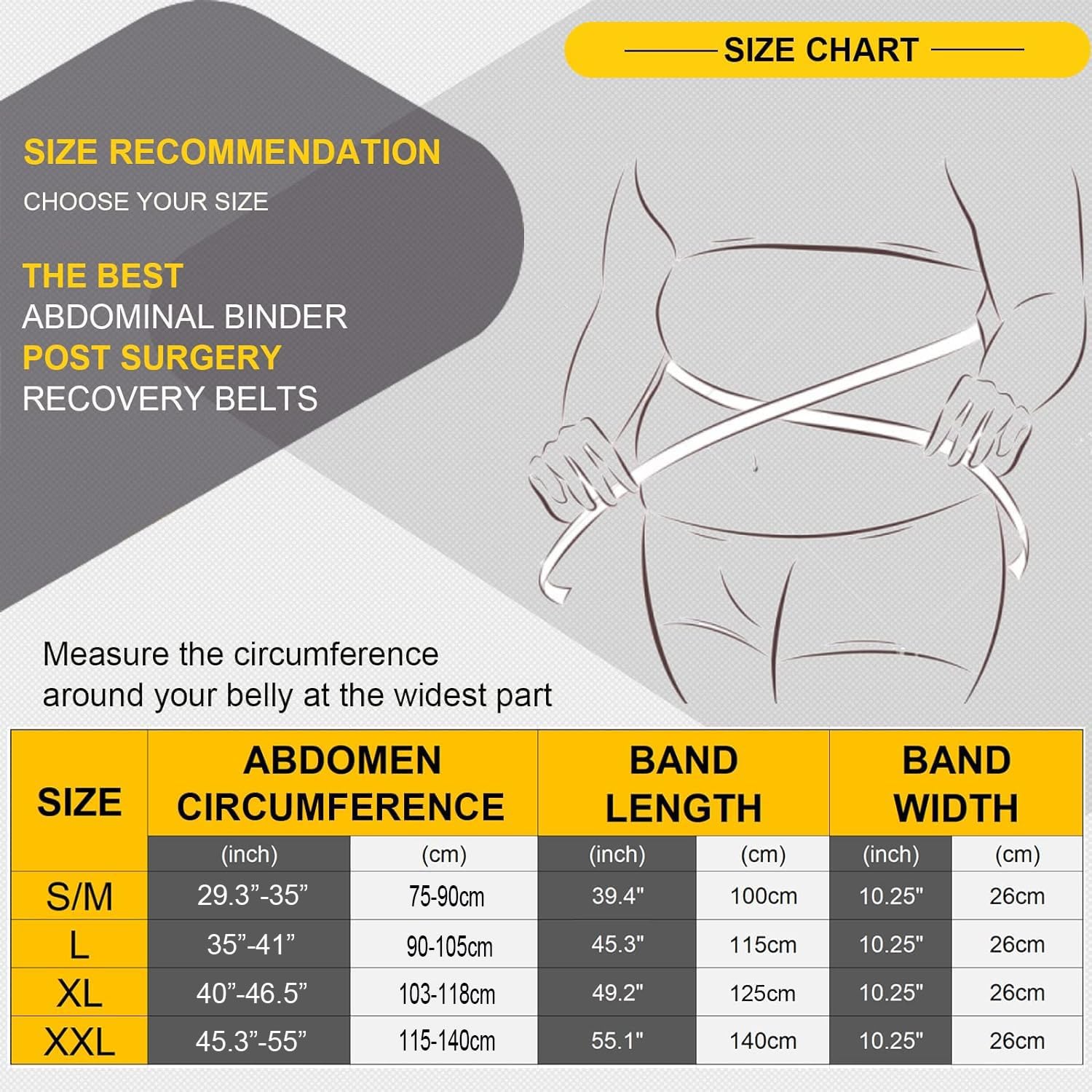 Cinta Abdominal Pós-Parto, Faixa De Compressão Abdominal Pós-Cirúrgica Para Cesárea, Cinta De Recuperação, Suporte Para As Costas (Cor Nude, Tamanho Pequeno/Médio) - Imagem 2