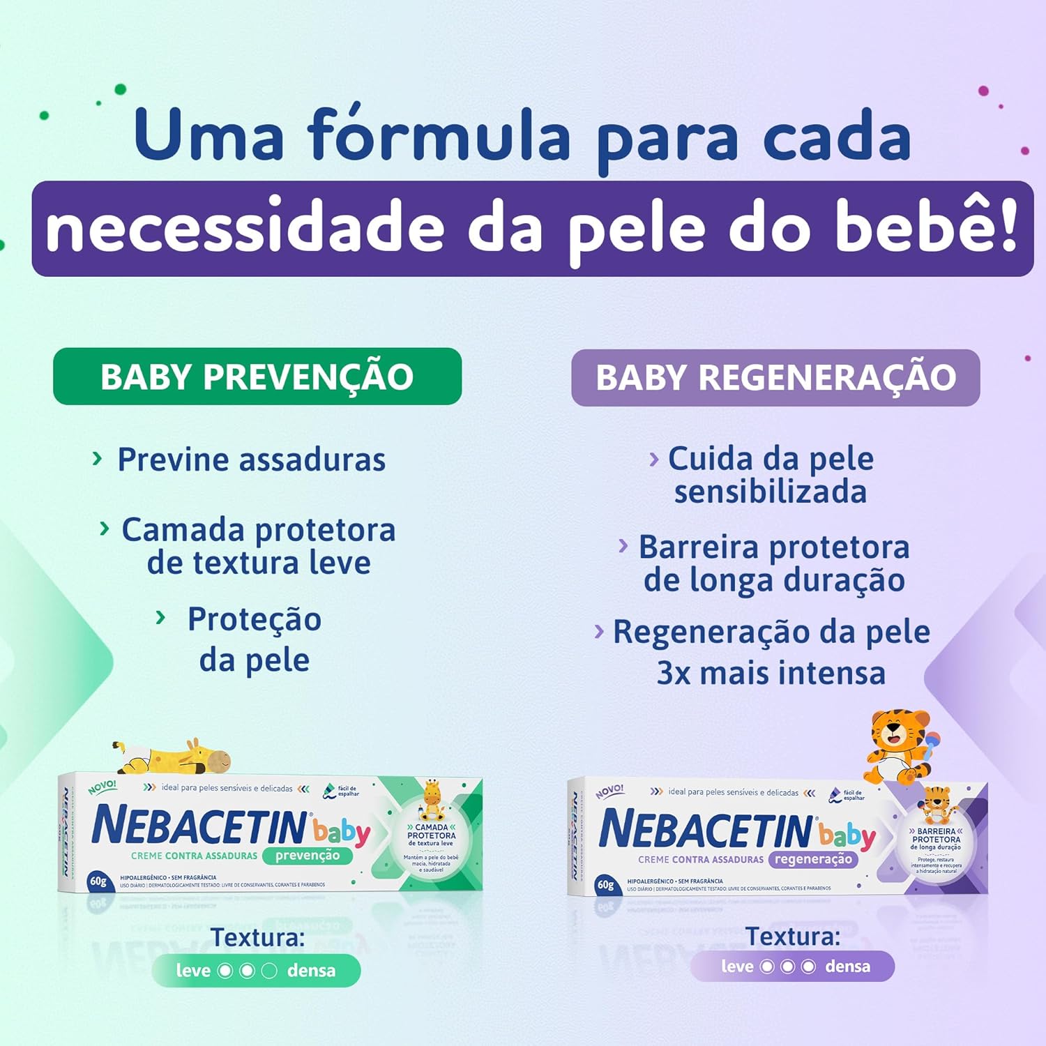 Nebacetin Baby Regeneração Pomada Contra Assaduras 60g - Cuida e Trata Peles Irritadas, Forma Barreira Protetora na Pele - Imagem 6