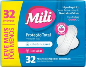 Mili Absorvente Externo com Abas Co...