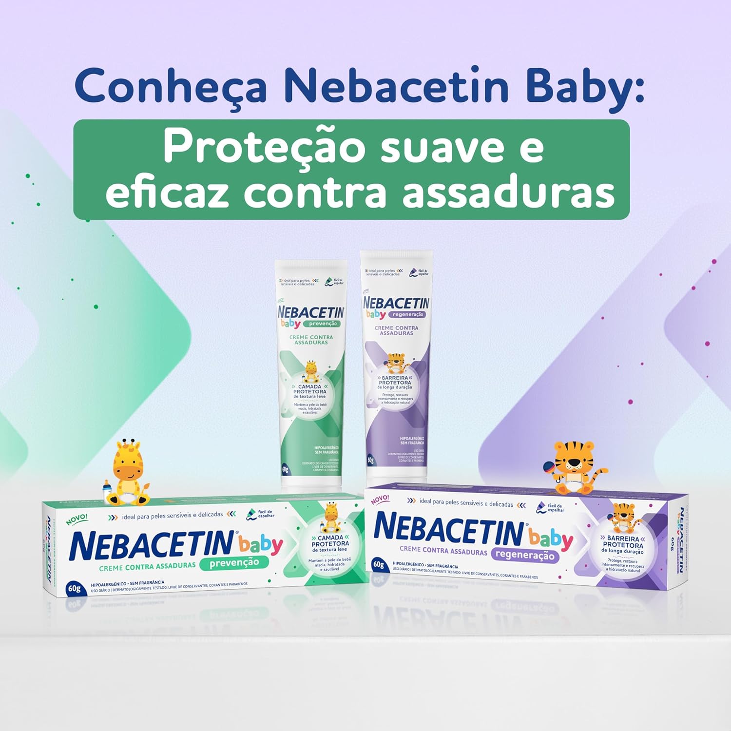 Nebacetin Baby Regeneração Pomada Contra Assaduras 60g - Cuida e Trata Peles Irritadas, Forma Barreira Protetora na Pele - Imagem 7