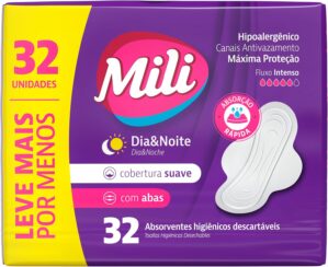 Mili Absorvente Externo com Abas Co...