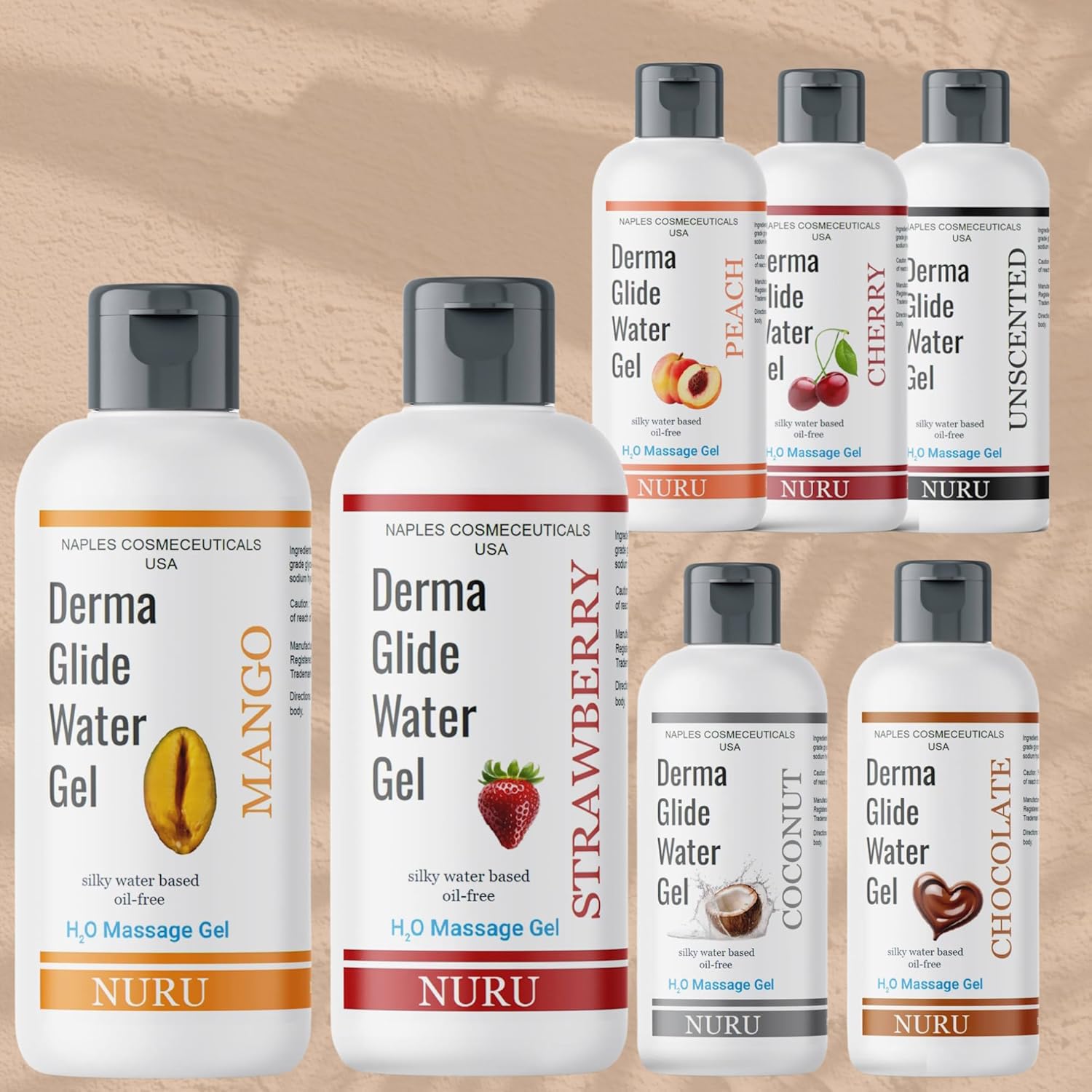 Gel De Massagem Nuru Para Encontros Românticos, À Base De Água, Sem Óleo, Não Mancha, Não Pegajoso, Super Deslizante, Totalmente Natural (Chocolate) - Imagem 7