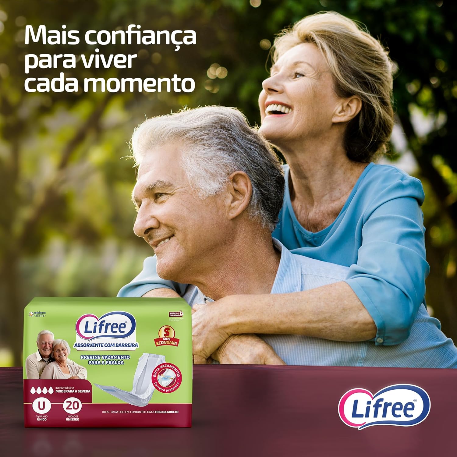 Lifree Absorvente Geriátrico 20 Unidades - Imagem 2