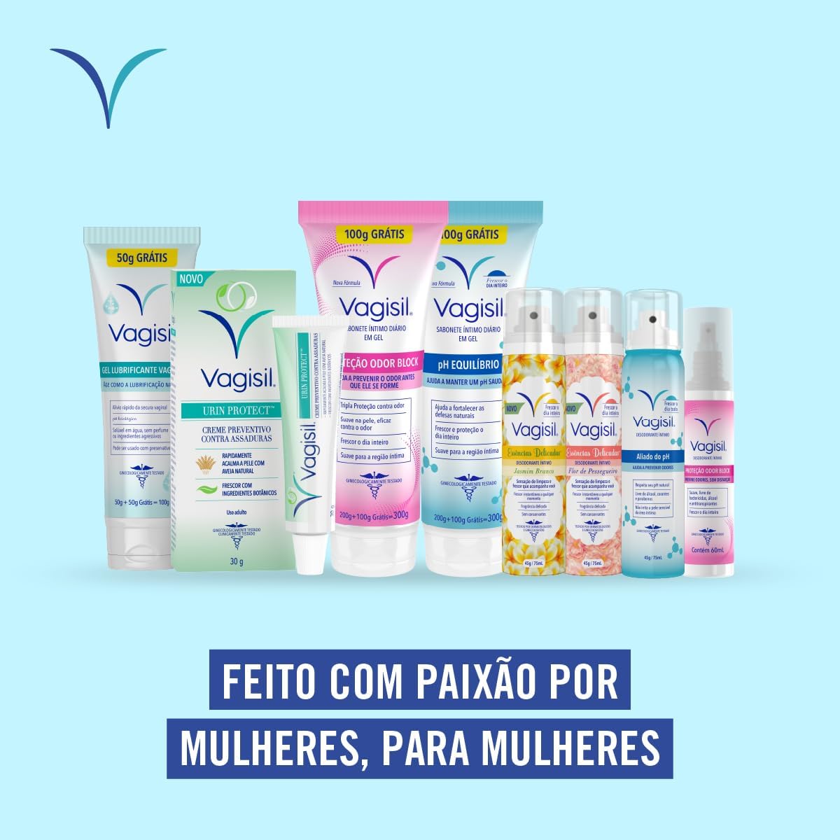 Vagisil Desodorante Íntimo Feminino Spray, Aliado do pH, Ajuda a Prevenir Odores, Cheiro Leve, 75ml - Imagem 6