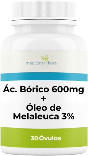 Bórico 600mg + Melaleuca 3% Candid...