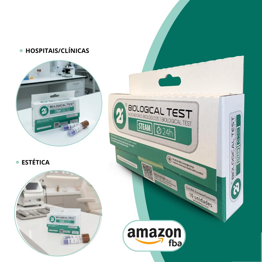 Teste Biológico Indicador Autoclave com 50 Ampolas | Indicador Biológico para Monitoramento de Esterilização | Alta Precisão | Uso Odontológico, Médico, Hospitalar e Laboratorial - Imagem 4