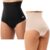 Kit 2 Calcinha Cintura Alta Segura Barriga Feminina Cinta Modeladora Conforto Compressão Cós Alto Pós Parto