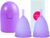 Copo Menstrual Silicone Reutilizável Tamanhos S e L com Copo Esterilizador Cuidados Menstrual Higiene Feminina.