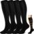 ACTINPUT Meias de especificações de cobre para homens e mulheres, 4 pares – melhor suporte para enfermeiras, corrida, ciclismo
