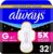 Always Noturno Suave, Absorvente Tamanho G, 32 Unidades