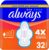 Always Seca, Absorvente com Abas, Tamanho P, 32 Unidades